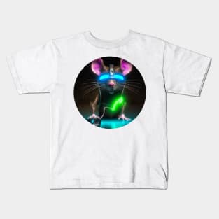 Cyberpunk mouse Kids T-Shirt